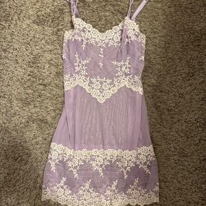 Lavender Lace Chemise